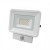 LED reflektor , 10 Watt , Ultra Slim , SMD , mozgásérzékelős , természetes fehér , fehér ház, Optonica