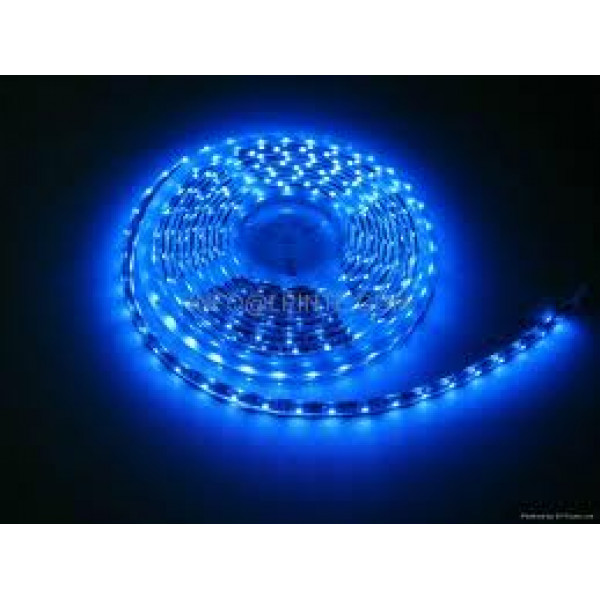 5 méter LED szalag , kültéri , 3528 , 300 LED (3,6 W/m) , kék , V-TAC , 212035