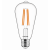 LED lámpa , égő , izzószálás hatás , filament , E27 foglalat , ST64 , 7 Watt , meleg fehér , TOSHIBA , 5 év garancia