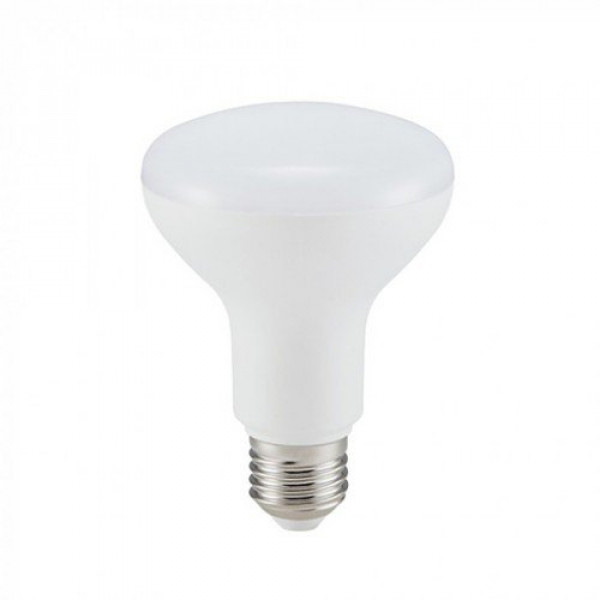 LED lámpa , égő , spot , E27 foglalat , R63 , 8.5 Watt , 120° , hideg fehér , SAMSUNG Chip , 5 év garancia