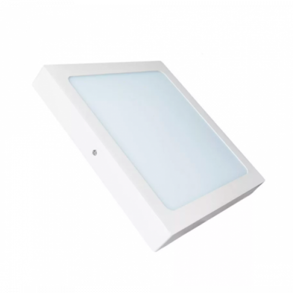 LED panel , 6W , falon kívüli , négyzet , hideg fehér , AL